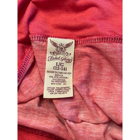 Womens Faded Glory Ombre Pink Pull-On Skirt L (12/14) - Picture 5 of 6